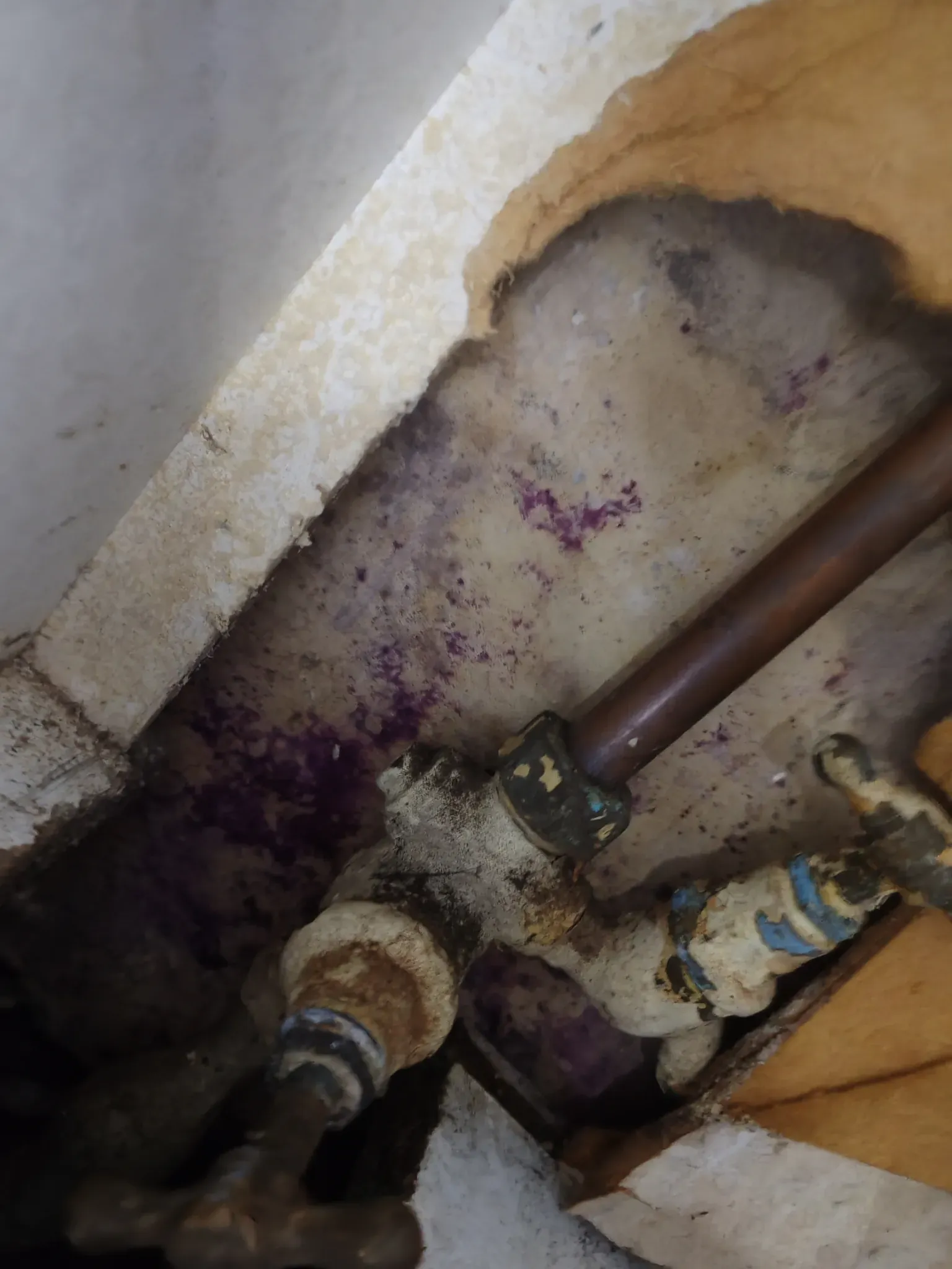 Main protective bonding to water service entry pipe being checked during EICR — BS 7671 Section 411 requirement